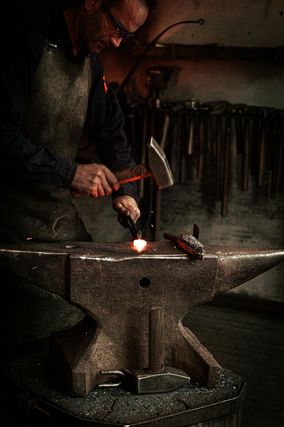 Historic forge workshop